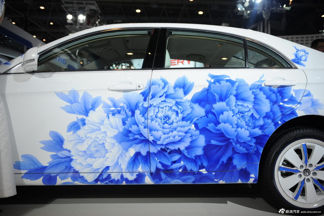 跨国公司全球首发车36辆,跨国公司亚洲首发车35辆,概念青花瓷汽车青花