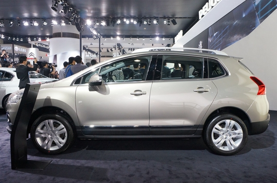 2014年第12届广州国际车展 图为：标致3008