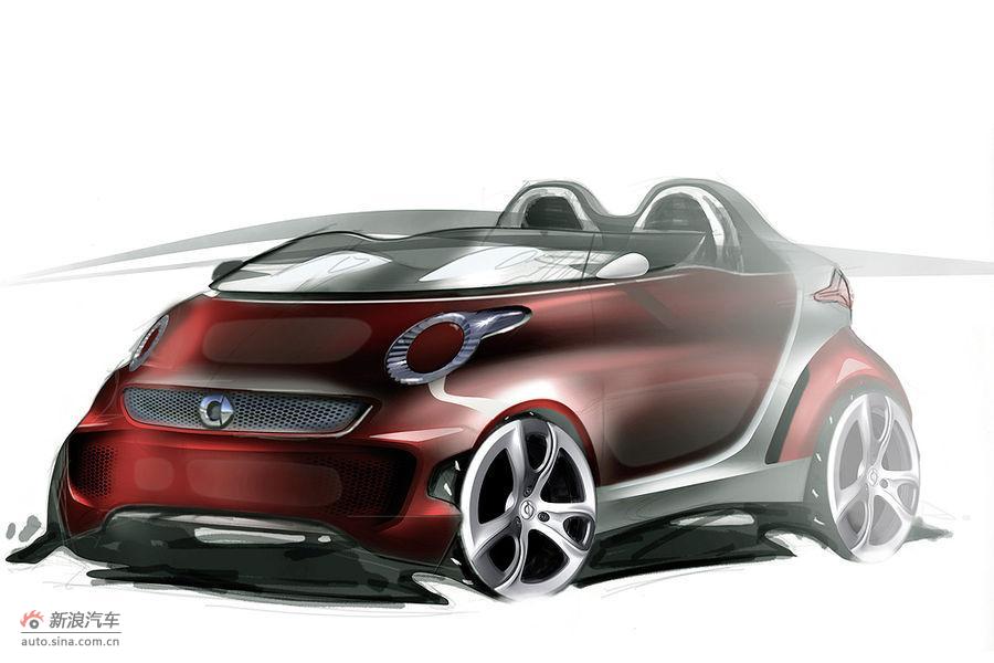 smart for speed插电板概念车