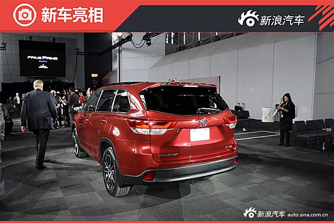 2016纽约车展 丰田新款汉兰达实车亮相
