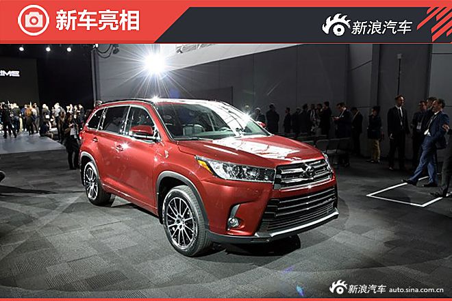 2016纽约车展 丰田新款汉兰达实车亮相