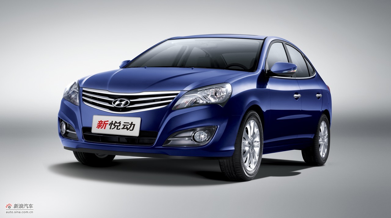 2011款新悦动官方图:谧蓝