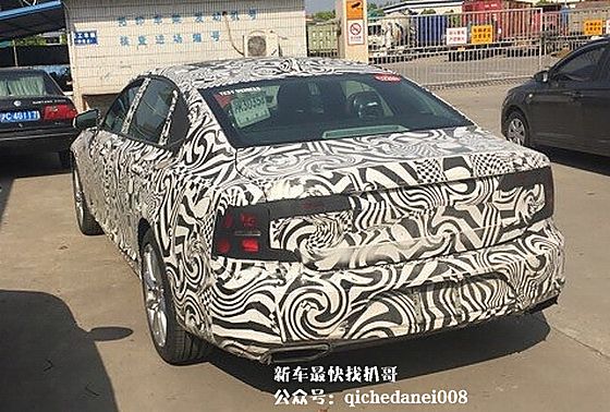 沃尔沃S90L国产长轴版本谍照