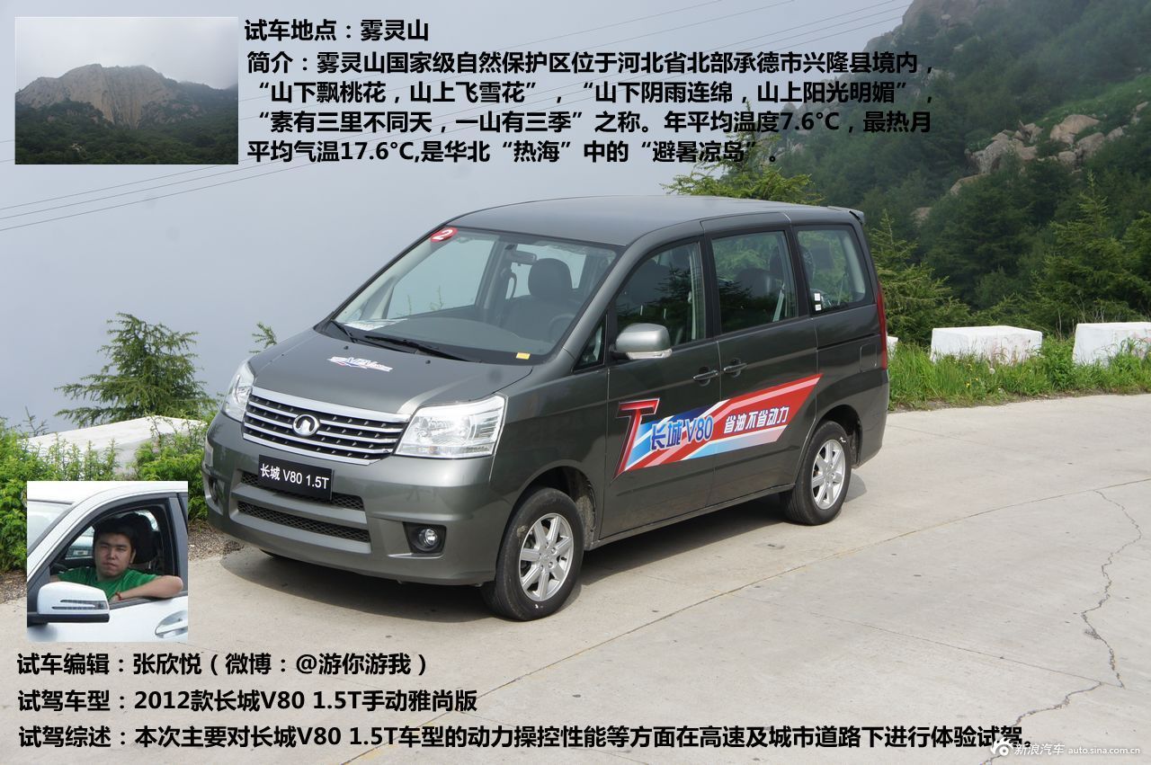 新浪汽车试车图解长城v80 1.5t手动雅尚版