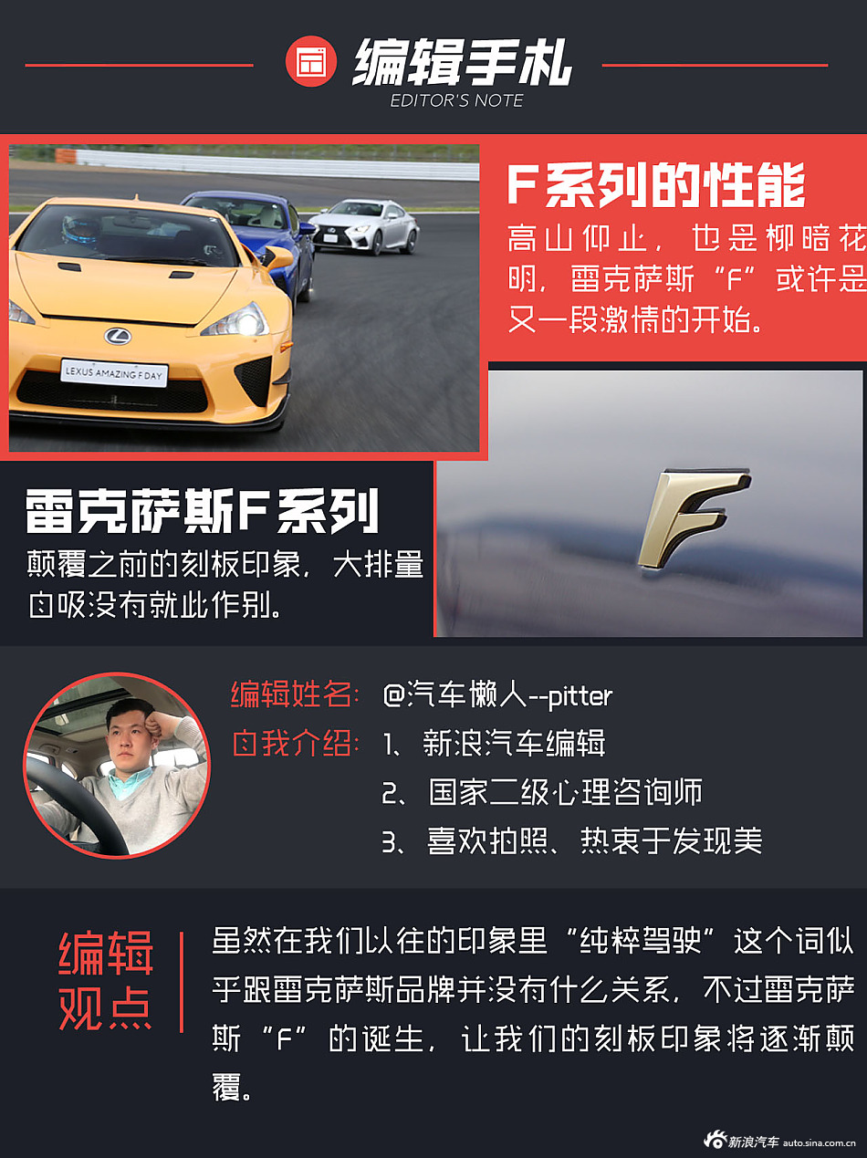 体验雷克萨斯F系列