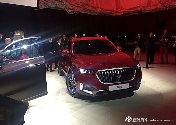 宝沃BX5实车正式亮相
