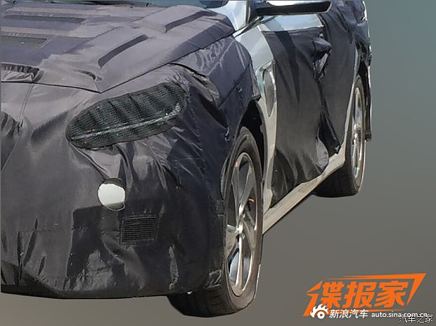 现代索纳塔九插电式混动版国内谍照曝光