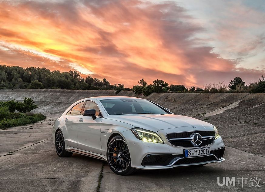 奔驰cls63amg5.5增压发动机真正amg车型