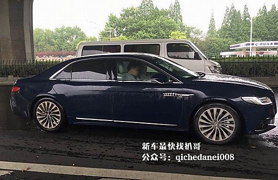 林肯Continental国内谍照