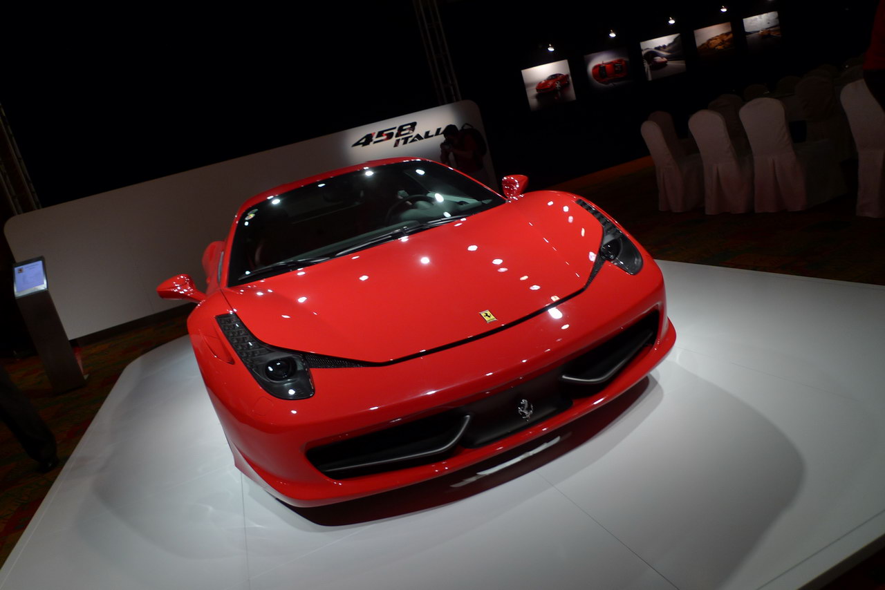 法拉利458italia实拍图