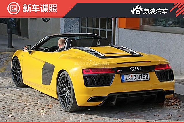奥迪新R8敞篷版无伪装谍照