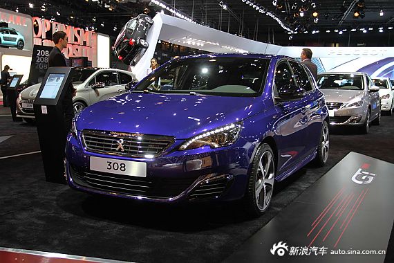 2015款标致308GTI巴黎车展实拍