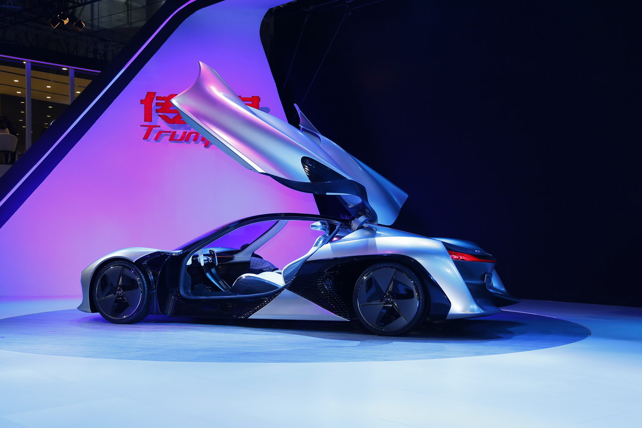 广州车展新车实拍:广汽电动enlight概念车