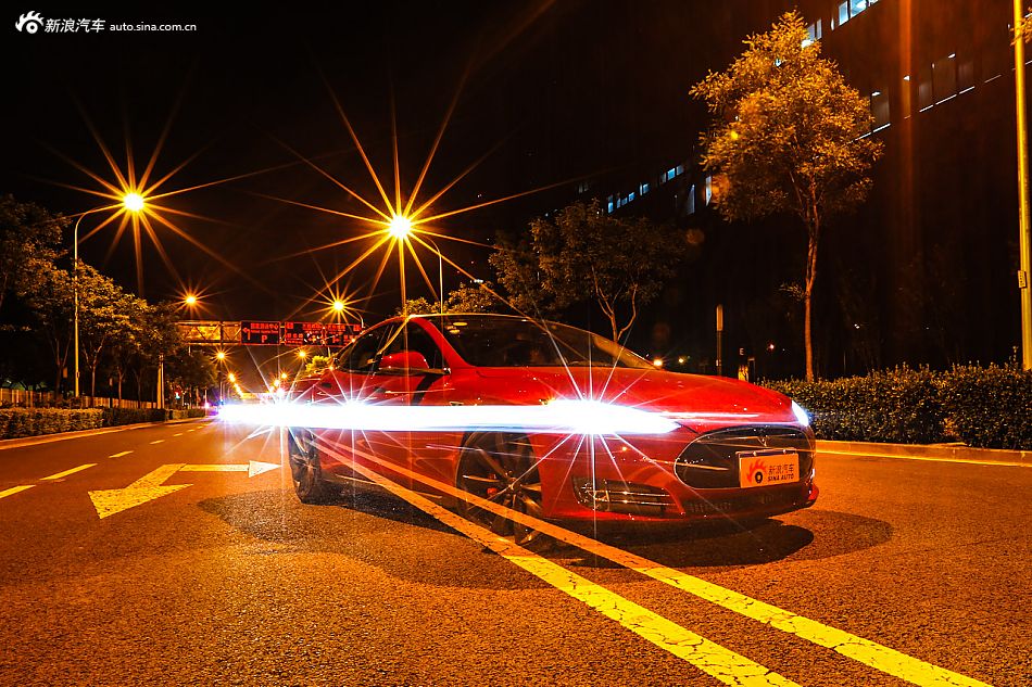特斯拉MODEL S P85D试车高清大片