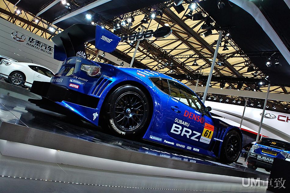 实拍斯巴鲁brz gt300赛车
