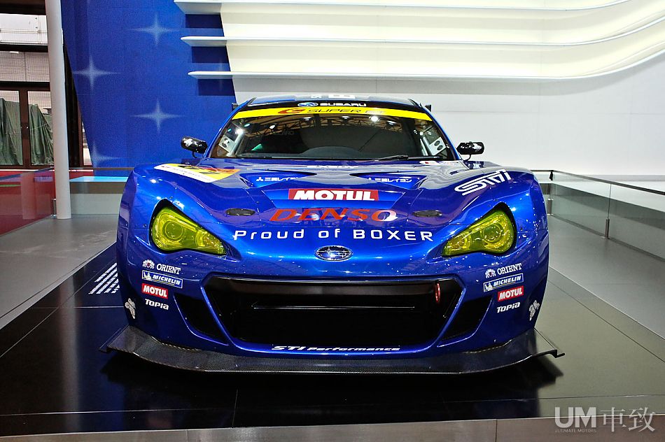 实拍斯巴鲁brz gt300赛车