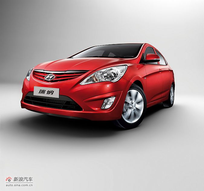 北京现代瑞纳-红色_瑞纳官方图图片329028_汽车图库_新浪汽车_新浪网