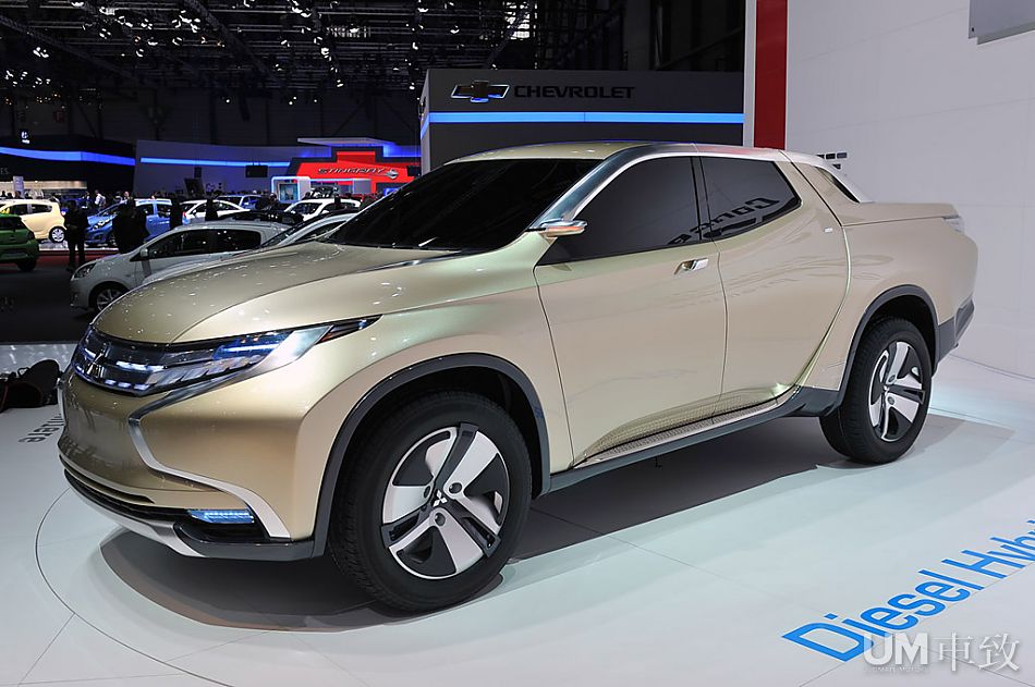 柴油混动皮卡先驱 三菱gr-hev概念车发布