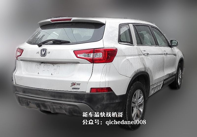 长安CS85测试车谍照