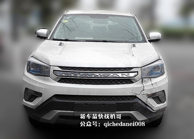 长安CS85测试车谍照