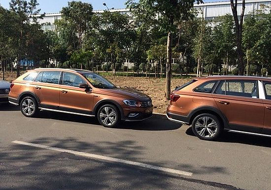 跨界风的大众C-TREK实车曝光