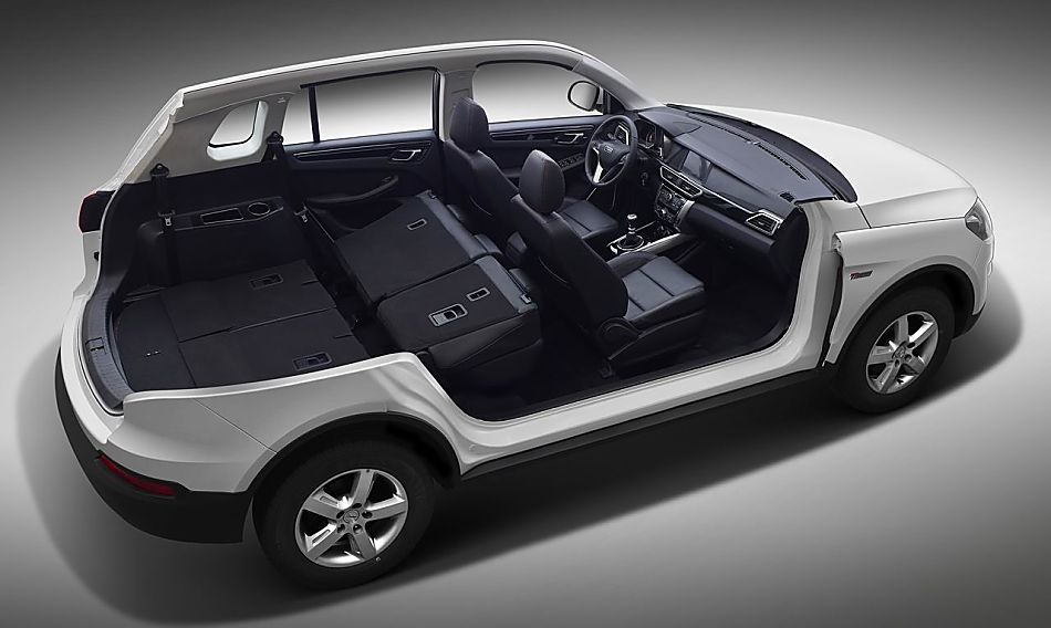 众泰大迈X5七座版官图发布