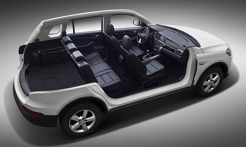 众泰大迈X5七座版官图发布