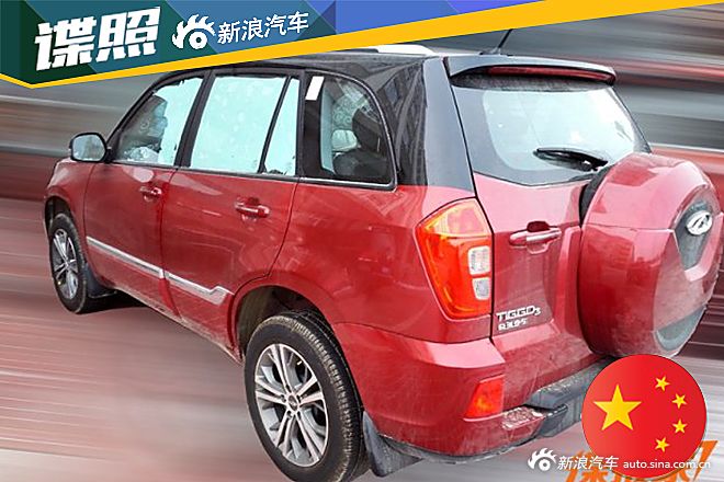 奇瑞新款瑞虎3更多谍照曝光 内饰更时尚