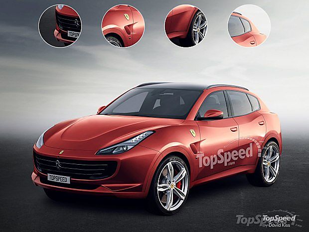 法拉利SUV假想图