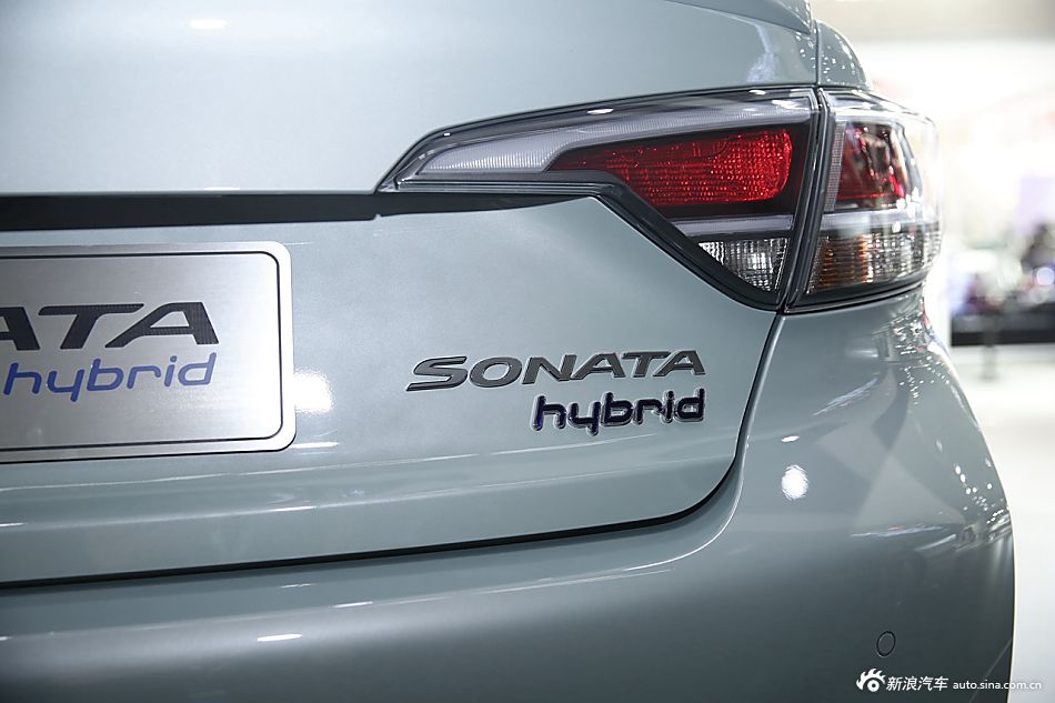 2015广州车展实拍索纳塔九混动版