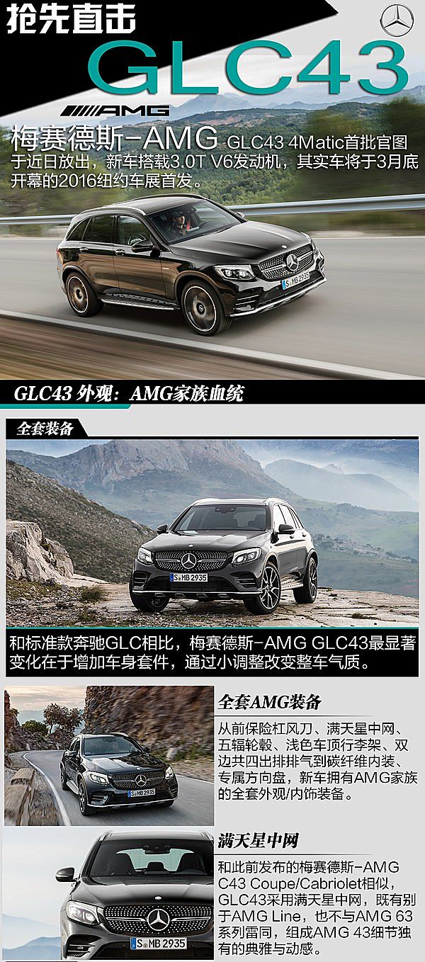 梅赛德斯-AMG GLC43抢先直击