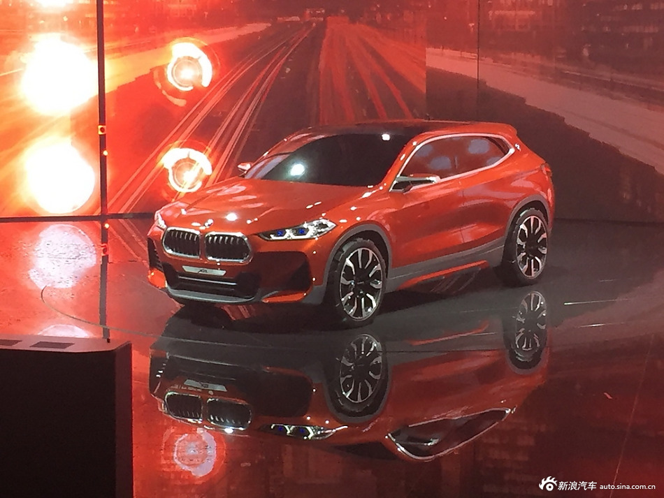 2016巴黎车展：宝马X2概念车首发亮相