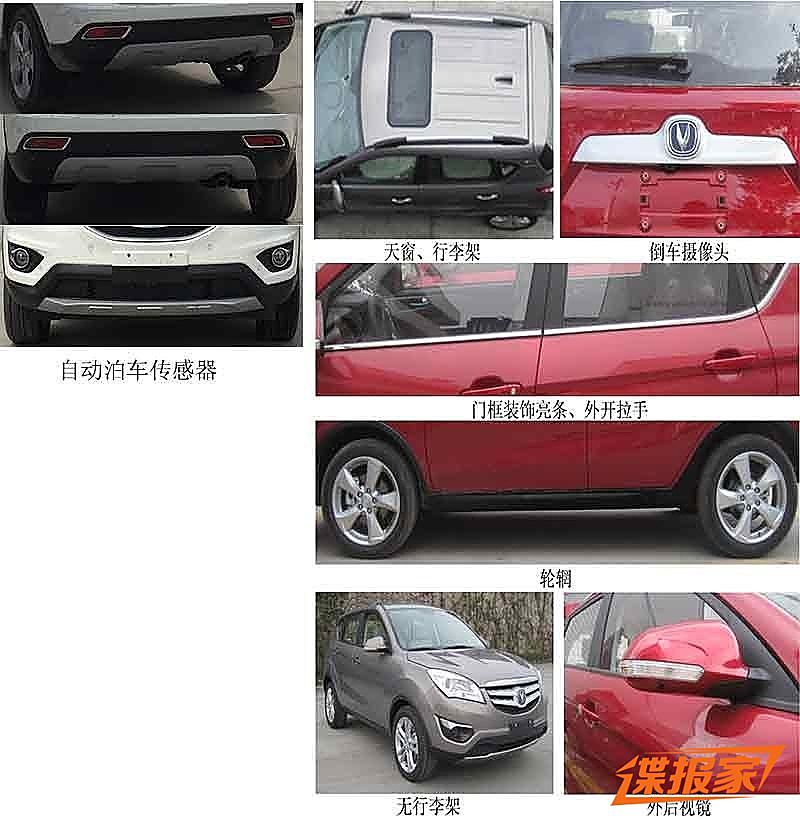 新款长安CS35申报图曝光