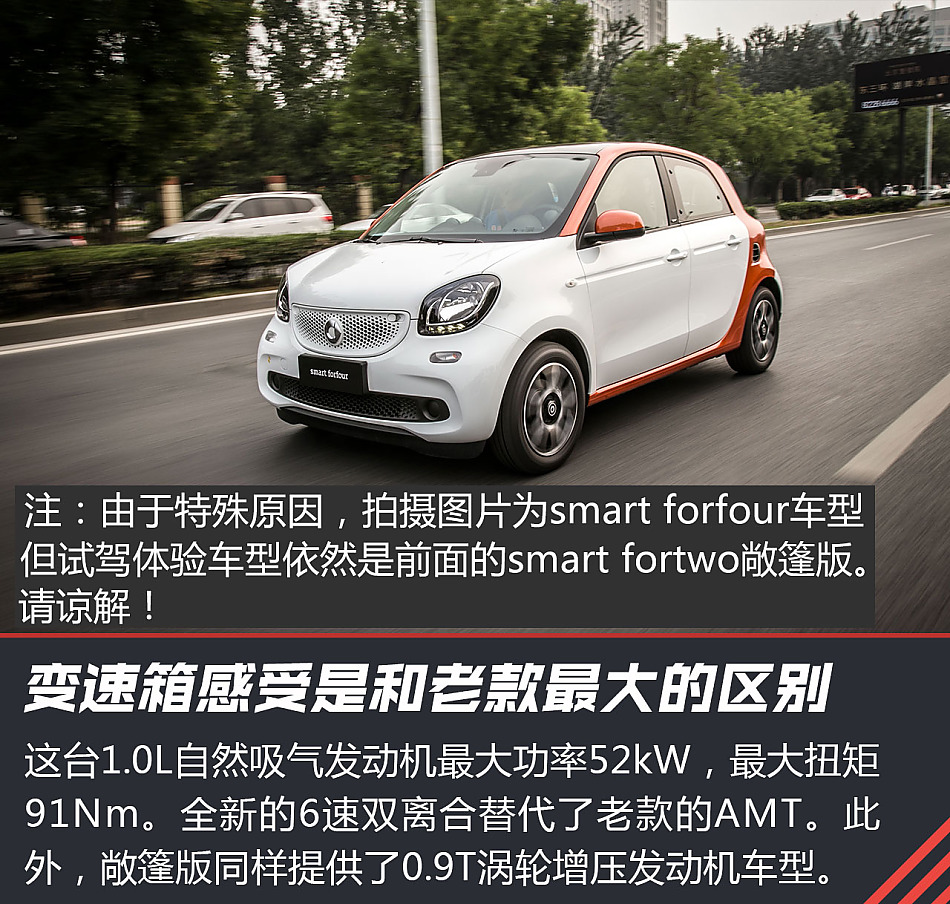 smart fortwo敞篷版试驾