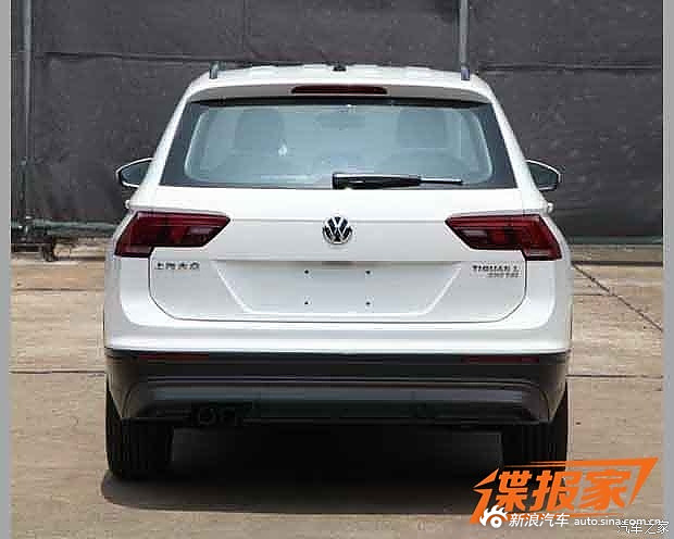 大众Tiguan长轴距版谍照