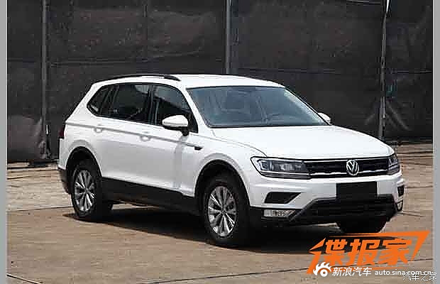 大众Tiguan长轴距版谍照