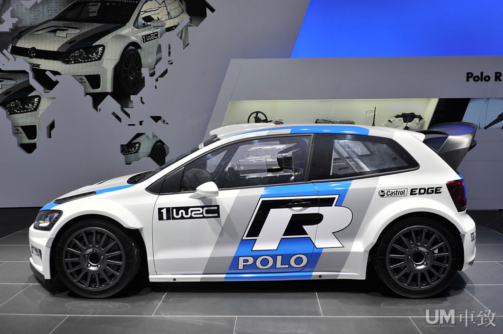 大众polo r wrc狂飙芬兰赛道