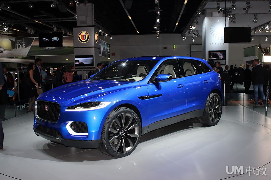 捷豹全新跨界suv c-x17 蓝色来袭