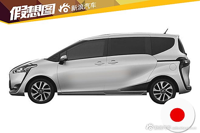 新一代丰田Sienta专利图