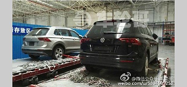 曝大众新Tiguan国内谍照