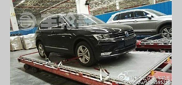 曝大众新Tiguan国内谍照