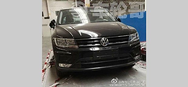 曝大众新Tiguan国内谍照