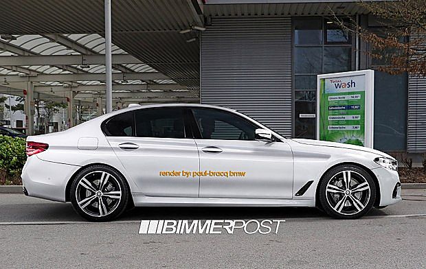 宝马全新5系假想图曝光