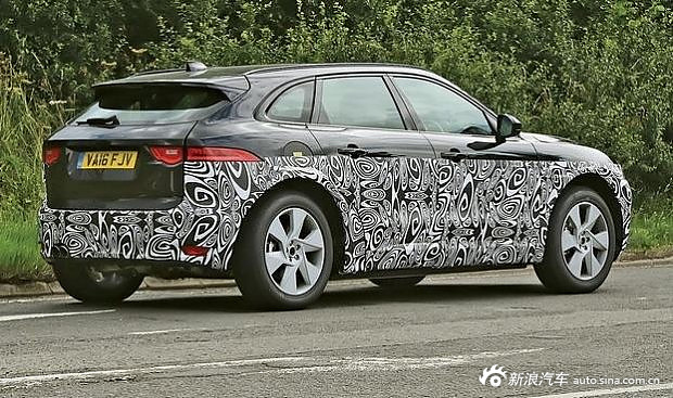 与F-PACE同平台 捷豹J-PACE测试车谍照