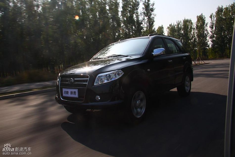 吉奥帅豹试车实拍图动态