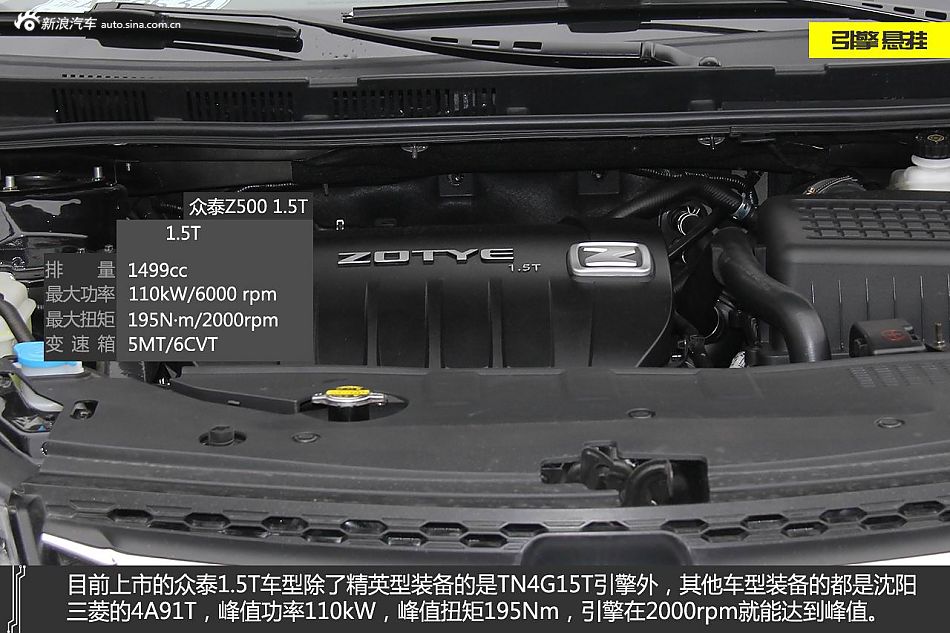 山城体验众泰Z500