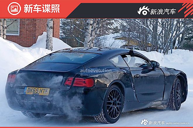 宾利全新欧陆GT路试谍照 将于2017年发布