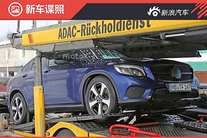 奔驰GLC Coupe最新谍照曝光 或3月底亮相