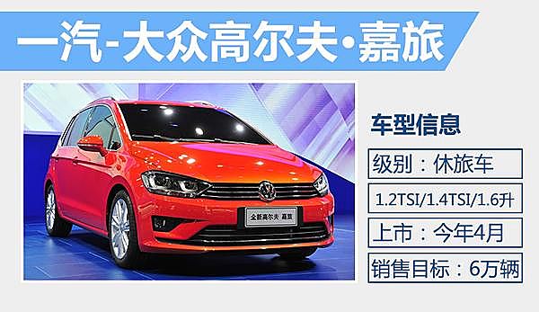 一汽-大众将集中发布 多款SUV/MPV车型
