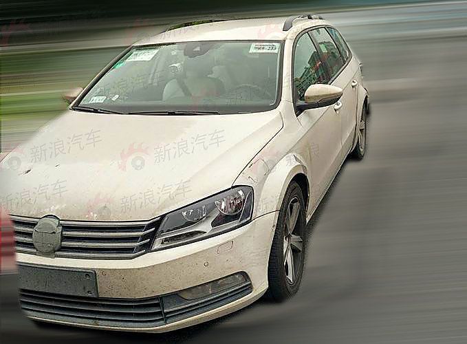 上海大众底盘测试车